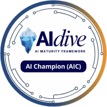 AI(DIVE) Champion certification badge
